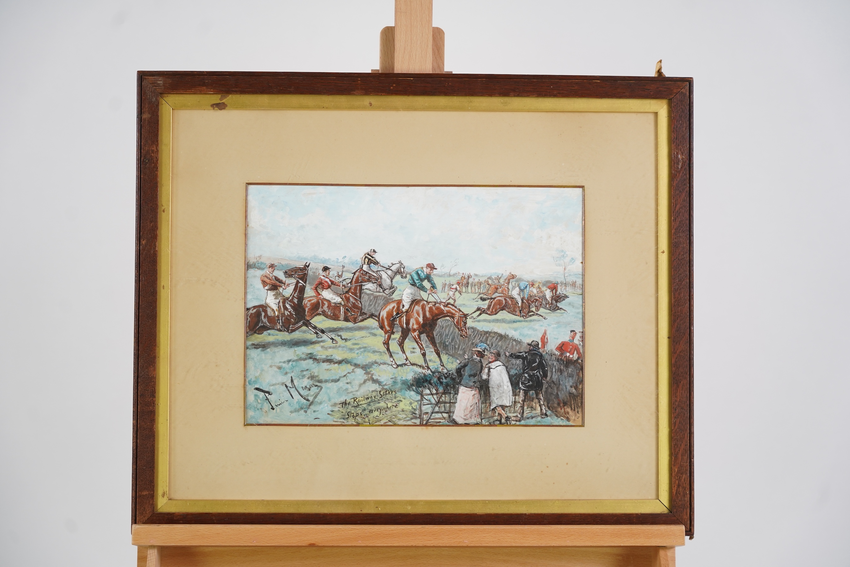 George Finch Mason (1850-1915), 'The Railway Stakes'